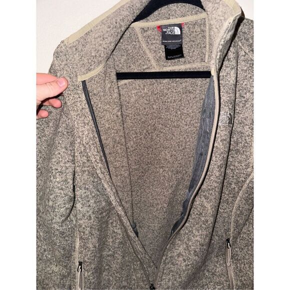 The North Face Men’s Sweater Fleece Quarter Zip, Size Small,  Heather Grey - Picture 4 of 7